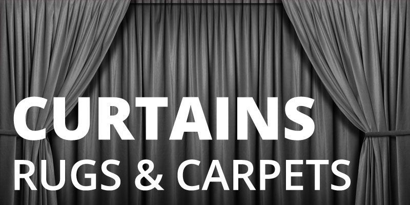 Curtains Rugs and Carpets